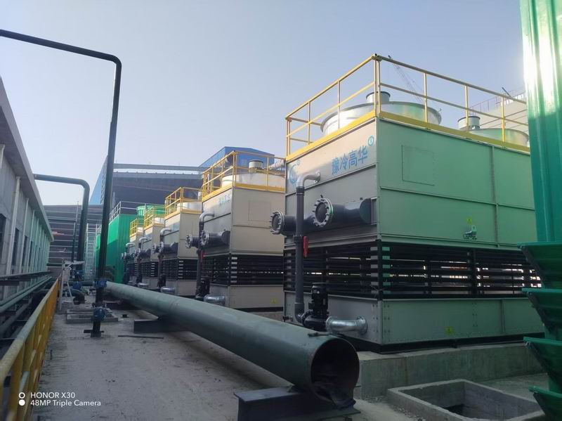 某鋼廠煉鋼項(xiàng)目采用豫冷高華牌板式蒸發(fā)冷卻器